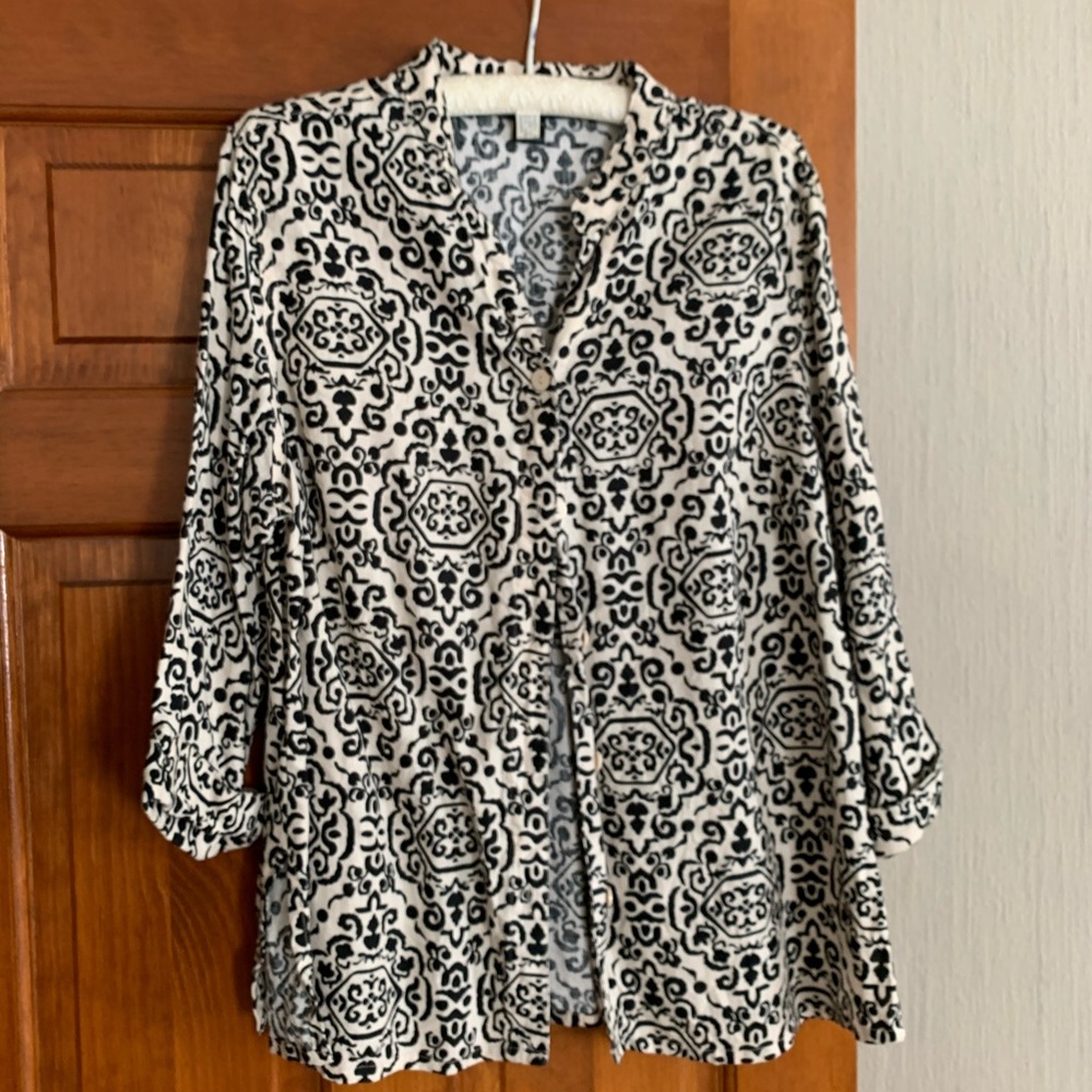 All-cotton tunic top